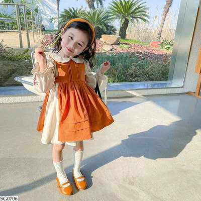 SG0706 SET VÁY CỔ BÚP BÊ BG
