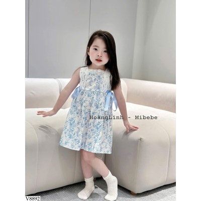V8892 VÁY NƠ HỌA TIẾT NINGLI