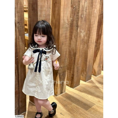 V8900 VÁY SƠ MI GẤU NINGLI