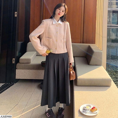 AM0988 ÁO BLAZER HƯỜNG SIÊU XINH