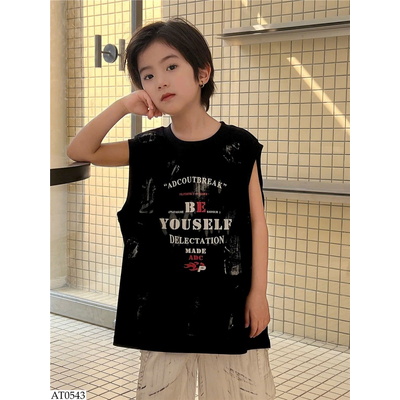 AT0543 ÁO TANKTOP HỌA TIẾT CHỮ BT