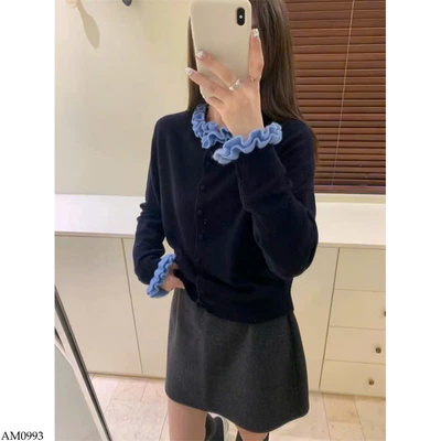 AM0993 ÁO LEN PHỐI BÈO CHO NỮ