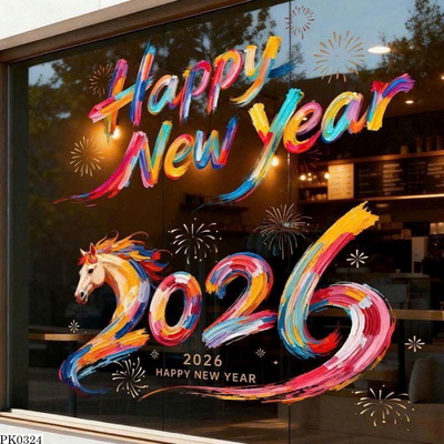 PK0324 DECAL TRANG TRÍ TẾT 2026
