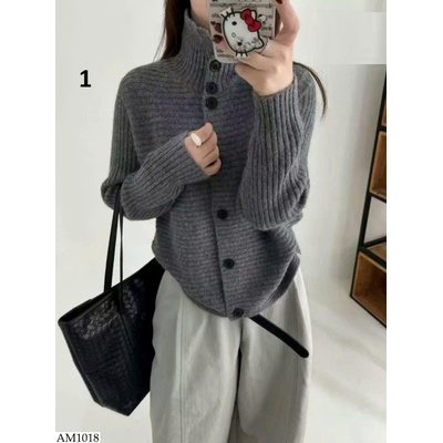 AM1018 ÁO CARDIGAN LEN CỔ LỌ