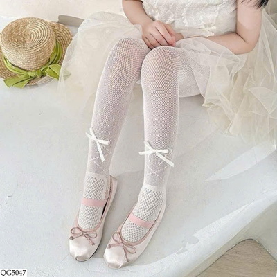 QG5047 QUẦN TẤT LƯỚI NƠ BG