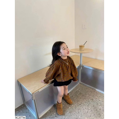 SG0756 SET ÁO HOA NHÍ MIX QUẦN BÍ BG