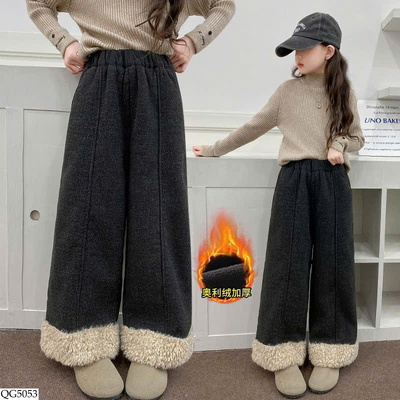 QG5053 QUẦN NỈ SUÔNG LÓT LÔNG BG