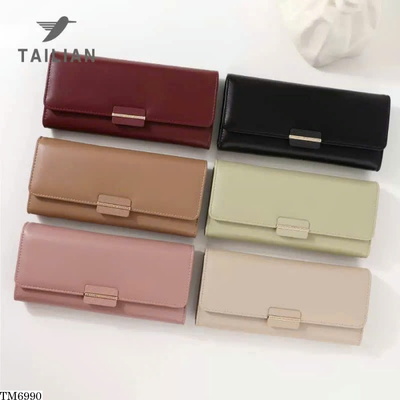 TM6990 VÍ NỮ DÁNG DÀI – ĐƠN GIẢN MÀ SANG