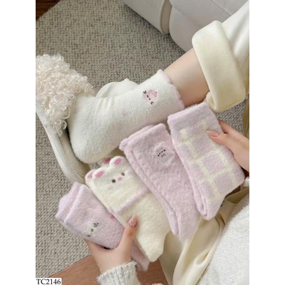 TC2146 SET 5 ĐÔI TẤT CUTE CHO NỮ