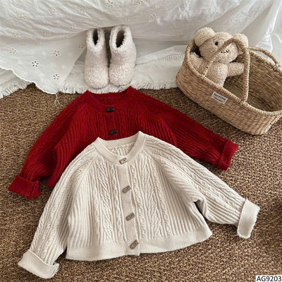 AG9203 ÁO KHOÁC LEN CARDIGAN CHO BÉ