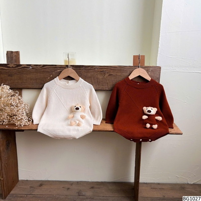 BG1027 BODY LEN DÀI TAY HÌNH GẤU CHO BÉ