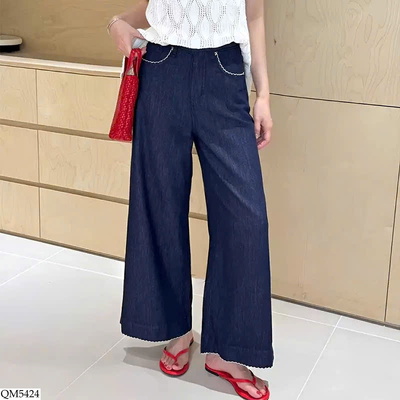QM5424 QUẦN JEAN SUÔNG NỮ MẪU MỚI