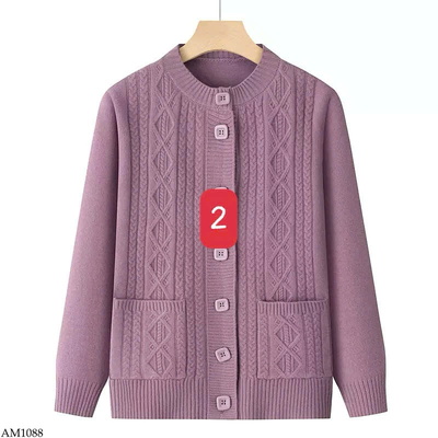 AM1088 ÁO CARDIGAN LEN TRUNG NIÊN