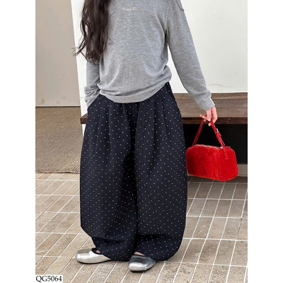 QG5064 QUẦN SUÔNG CHẤM BI AMBB