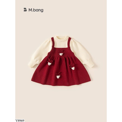 V8969 VÁY LEN GẤU BABYCITY