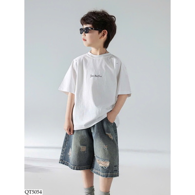 QT5054 QUẦN SHORT JEAN RÁCH BT