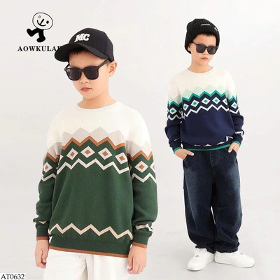 AT0632 ÁO LEN HỌA TIẾT AKL BT