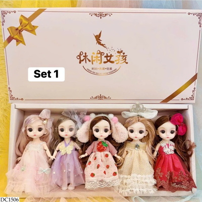 DC1506 SET 5 BÚP BÊ XINH CHO BÉ