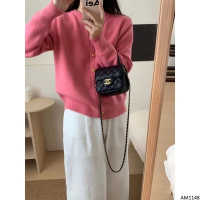 AM1148 ÁO LEN CARDIGAN DỆT KIM TRƠN MẦU NỮ