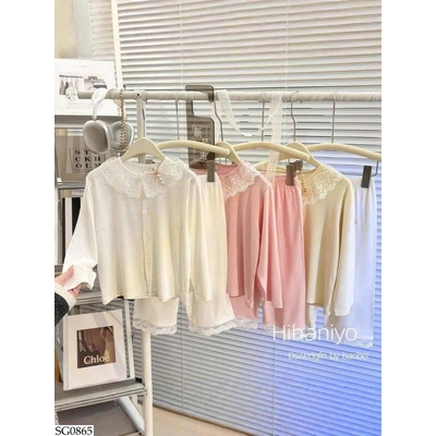 SG0865 BỘ MẶC NHÀ MIX REN BG