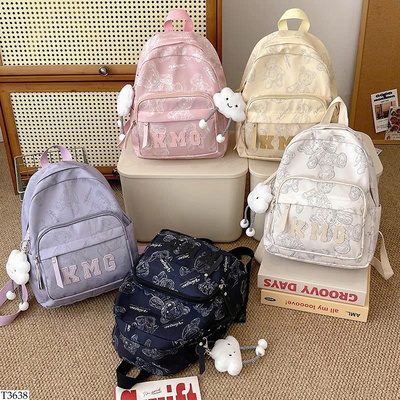 T3638 BALO MINI KMG HỌA TIẾT GẤU 