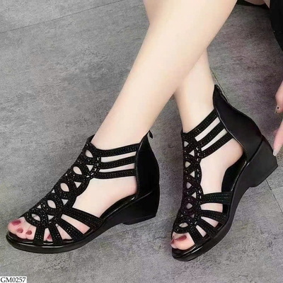 GM0257 DÉP NHỰA GIẢ SANDAL NỮ