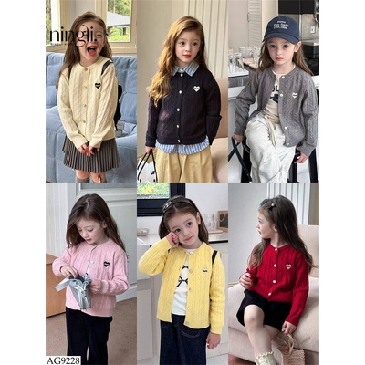 AG9228 ÁO LEN CARDIGAN TRÁI TIM NINGLI