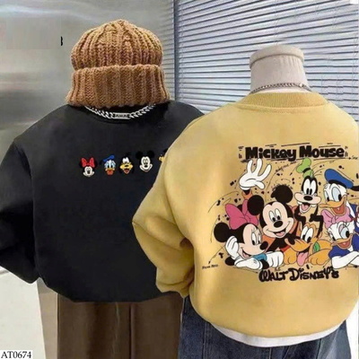 AT0674 ÁO NỈ CHUỘT MICKEY CHO BÉ