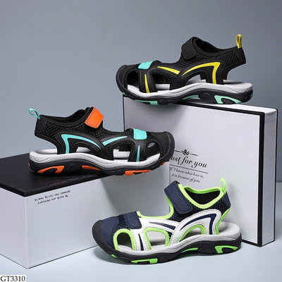 GT3310 DÉP SANDAL BÍT MŨI CHO BÉ TRAI