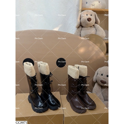 GG8871 BOOT NƠ CỔ LÔNG BG