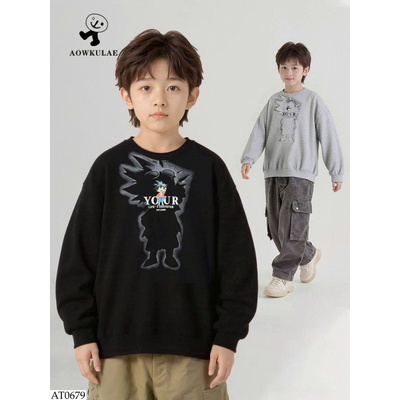 AT0679  ÁO NỈ HOẠT HÌNH AKL CHO BÉ