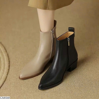 GM0268 BOOT CỔ THẤP MŨI NHỌN