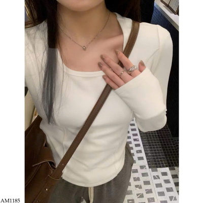 AM1185 ÁO THU ĐÔNG CỔ VUÔNG NỮ
