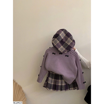 SG0923 SET ÁO LEN NƠ MIX CV KẺ BG