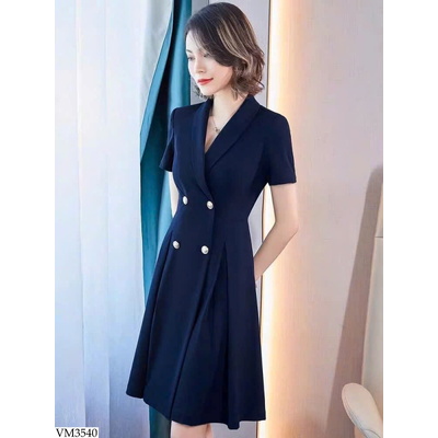 VM3540 VÁY CỔ VEST THIẾT KẾ