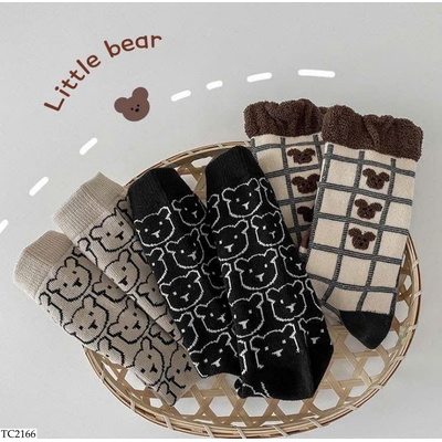 TC2166 SET 3 ĐÔI TẤT CAO CỔ CHO BÉ