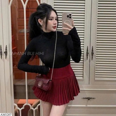 AM1207 ÁO GIỮ NHIỆT TRƠN MÀU NỮ