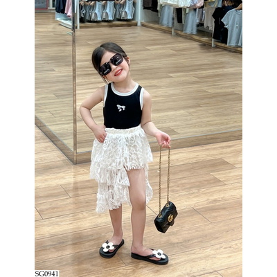 SG0941 SET ÁO NƠ MIX CV REN BG
