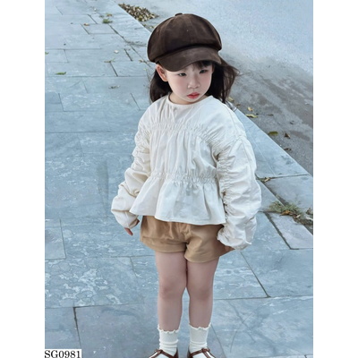SG0981 SET ÁO KIỂU BÈO MIX QUẦN SHORT BG