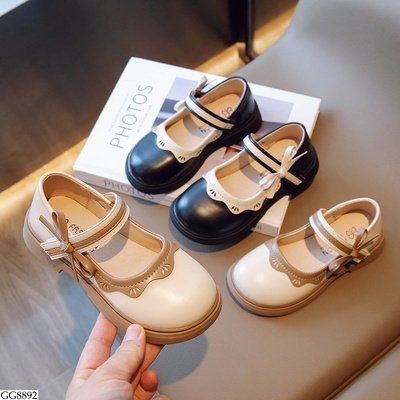 GG8892 GIÀY BÚP BÊ VIỀN NƠ BÉ GÁI 