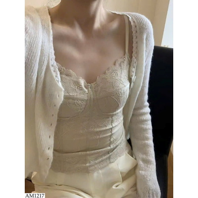 AM1217 ÁO 2 DÂY REN NÂNG NGỰC