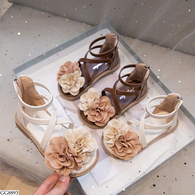 GG8893 SANDAL HOA XINH BÉ GÁI