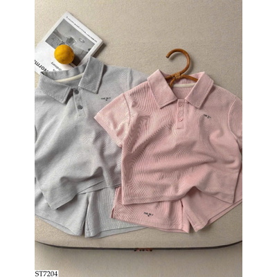 ST7204 SET POLO CỘC TAY CHO BÉ