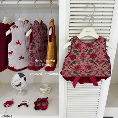 SG0991 SET ÁO BA LỖ HOA NƠ CỔ PHỤC MIX QUẦN SHORT BG