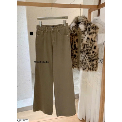 QM5475 QUẦN JEAN NÂU CÁ TÍNH W.G.W.E