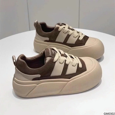GM0302 GIÀY SNEAKER ĐẾ DÀY PHỐI MÀU BASIC