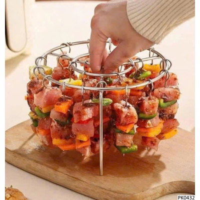 PK0432 GIÁ X I Ê N NƯỚNG THỊT 24 THANH TRÒN