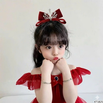 KT1825 SET 2 KẸP ĐÍNH VƯƠNG MIỆN BG