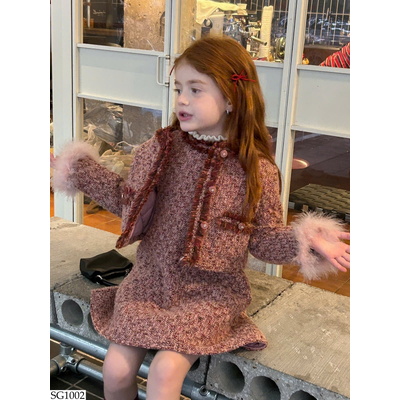 SG1002 SET DẠ PHỐI TAY LÔNG BG