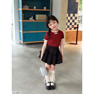 AG9281 ÁO NƠ VIỀN REN AMBB BG